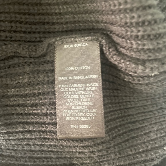 Express Black Cold Shoulder Long Sleeve Sweater, size xs - Picture 6 of 6